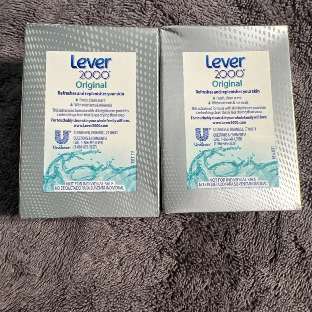 2 Original Lever 2000 Soap Bars 4oz Each Beauty Skin Care‎ New